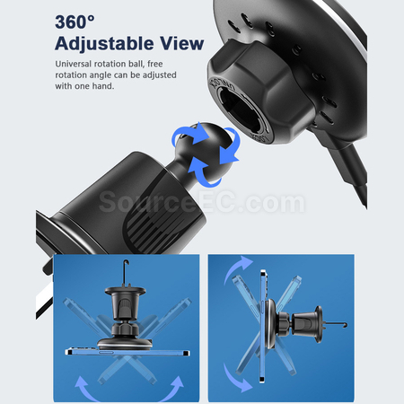 Customization 15W Magnetic Wireless Charging Car Phone Holder Promotional Products