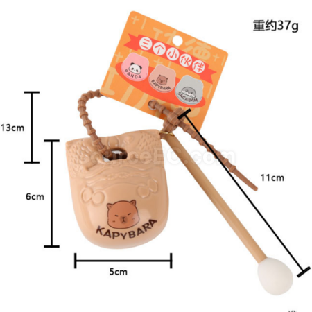 Customization Unzip Cartoon Wooden Fish Pendant Promotional Products