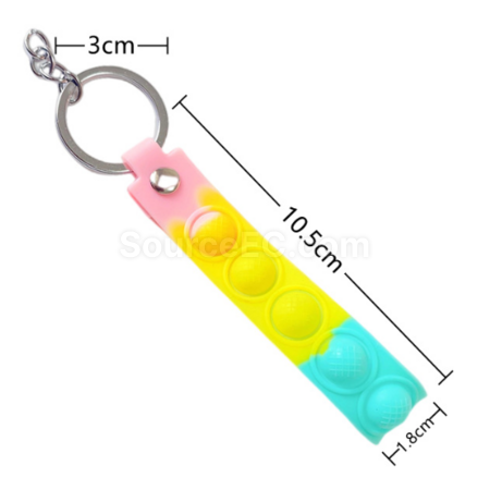 Customization Stress Relief Bubble Keychain Promotional Products