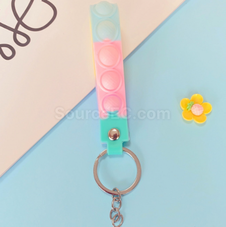 Customization Stress Relief Bubble Keychain Promotional Products