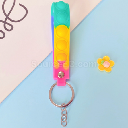 Customization Stress Relief Bubble Keychain Promotional Products