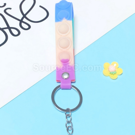 Customization Stress Relief Bubble Keychain Promotional Products
