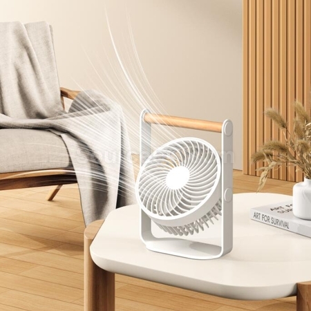 Customization USB Rechargeable Digital Display High Speed Turbine Desktop Small Fan Promotional Products
