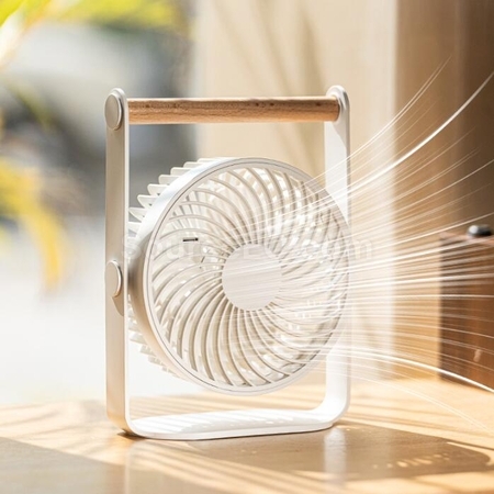 Customization USB Rechargeable Digital Display High Speed Turbine Desktop Small Fan Promotional Products