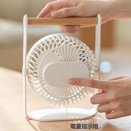 Customization USB Rechargeable Digital Display High Speed Turbine Desktop Small Fan Promotional Products