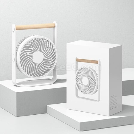 Customization USB Rechargeable Digital Display High Speed Turbine Desktop Small Fan Promotional Products