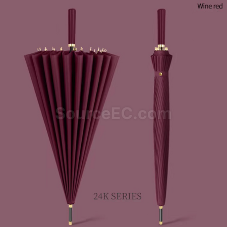 Customization 24 Bone Long Handle Umbrella Promotional Products