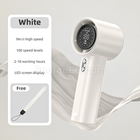 Customization Digital Display USB Rechargeable Outdoor Mini Fan Promotional Products