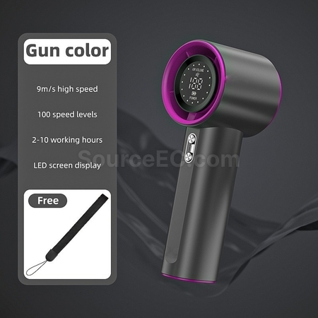 Customization Digital Display USB Rechargeable Outdoor Mini Fan Promotional Products