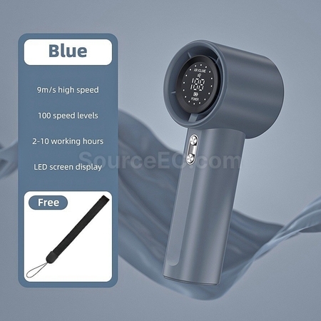Customization Digital Display USB Rechargeable Outdoor Mini Fan Promotional Products