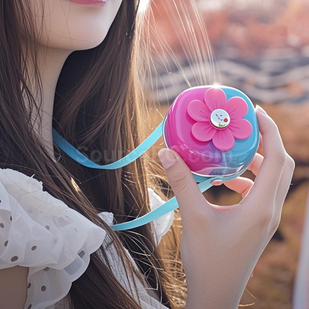 Customization Rotating Flower Neck - hanging Fan Promotional Products