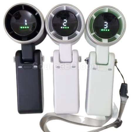 Customization Portable Folding Digital Display Fan Promotional Products