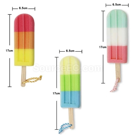 Customization Colorful Ice Cream Sponge Brush Promotional Products