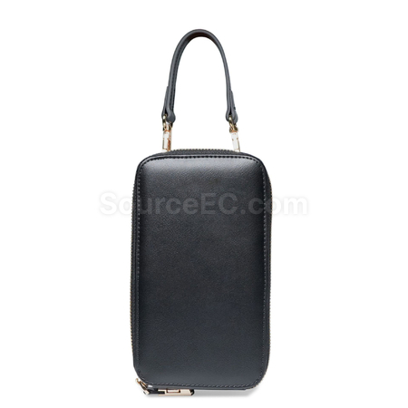 PU Imitation Leather Multifunctional Shoulder Messenger Bag