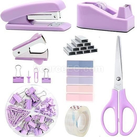 Customization Macaroon Color Office Stationery Set Promotional Products