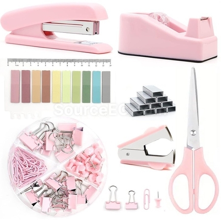 Customization Macaroon Color Office Stationery Set Promotional Products