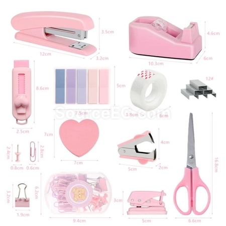 Customization Macaroon Color Office Stationery Set Promotional Products