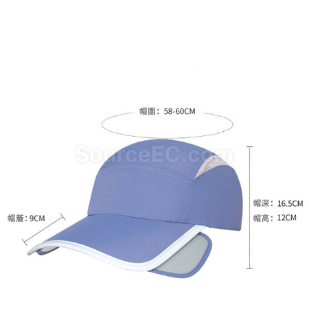 Customization Adjustable Brim Sun Protection Baseball Cap Promotional Products