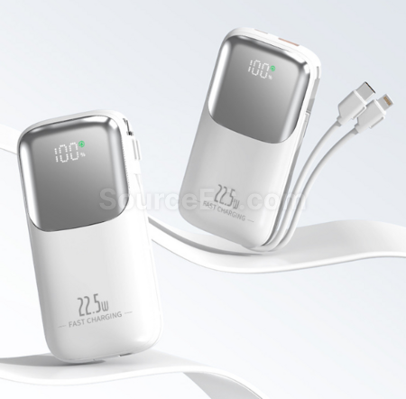 Customization Fast Charging Comes With A Single Line Mini Power Bank Promotional Products