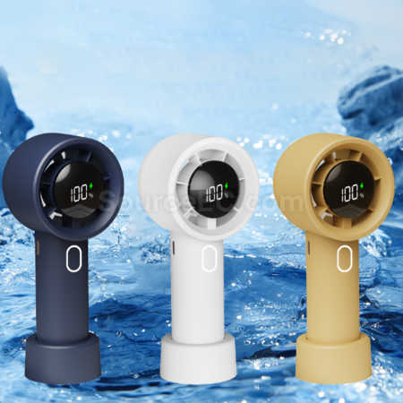 Customization Digital Display Handheld Desktop USB Fan Promotional Products