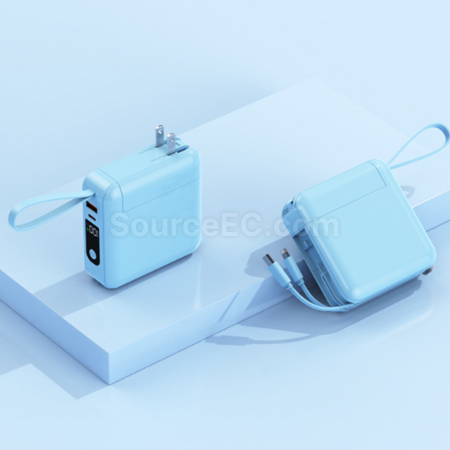 Customization Multifunctional 3-in-1 Detachable Plug Power Bank Promotional Products