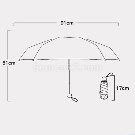 Customization Capsule umbrella Promotional Products