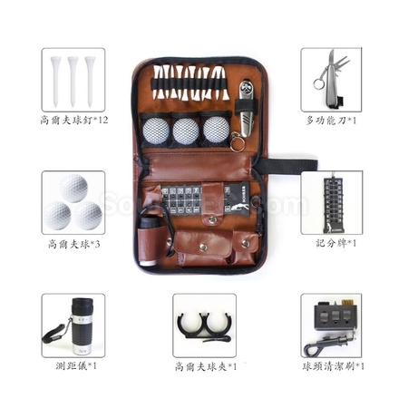 Customization Golf Accessories Multifunctional Portable Imitation Leather Bag Promotional Products