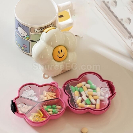 Customization Dopamine Portable Multifunctional Storage Box/Medicine Box Promotional Products