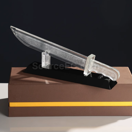 Customization Dagger Crystal Trophy Promotional Products
