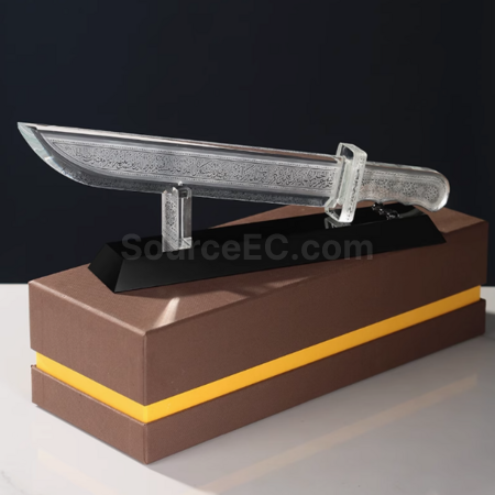 Customization Dagger Crystal Trophy Promotional Products