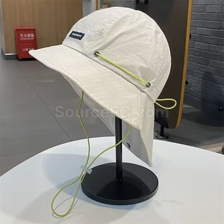 Customization Japanese Style Drawstring Wide Brim Sun Protection And Waterproof Basin Hat Promotional Products