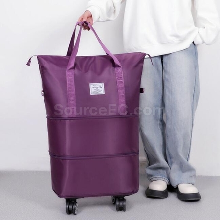 Customization Large Capacity Universal Wheel Dry And Wet Separation Expandable Waterproof Luggage Bag Promotional Products