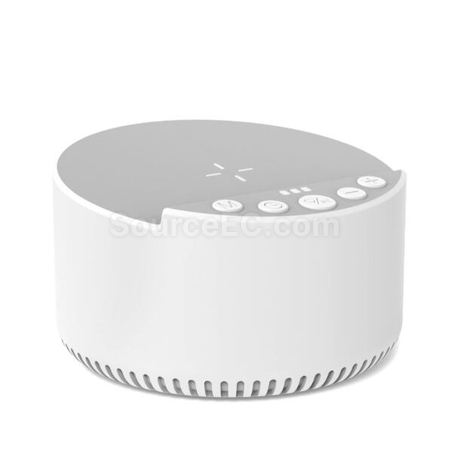 Customization White Noise 15W Wireless Charging Bluetooth Multi-Function Speaker Promotional Products