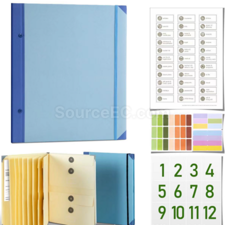 Customization Organizer for accordion folders Promotional Products