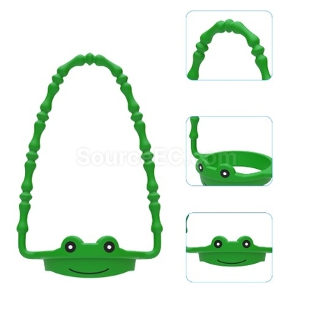 Customization Anti-slip portable silicone water cup lanyard Promotional Products
