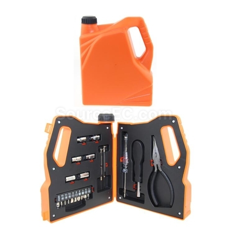 Customization Oil Pot Shape Hardware 21-Piece Tool Set Promotional Products