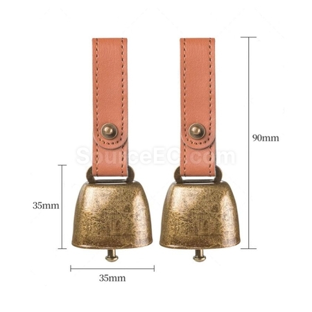 Customization Metal Christmas Cow Bell Pendant Promotional Products