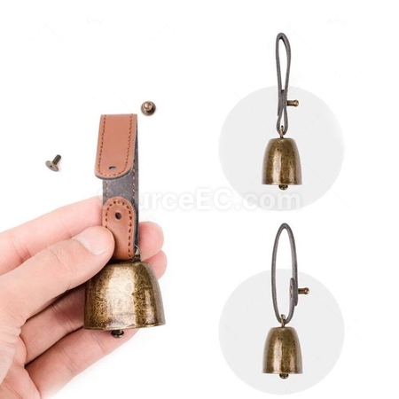 Customization Metal Christmas Cow Bell Pendant Promotional Products