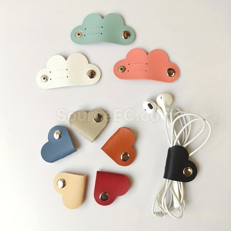 Customization Winder PU Cable Organizer Promotional Products