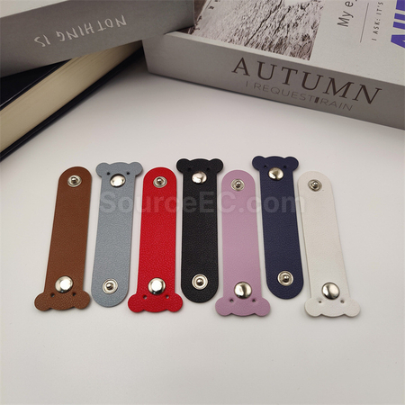 Customization Winder PU Cable Organizer Promotional Products