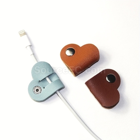 Customization Winder PU Cable Organizer Promotional Products