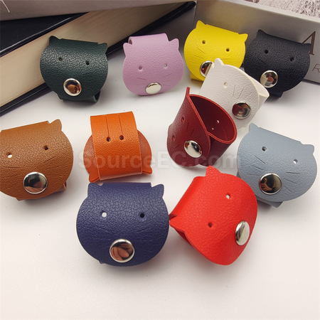 Customization Winder PU Cable Organizer Promotional Products