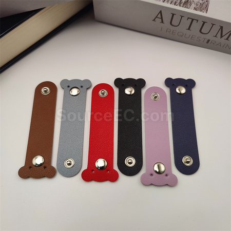 Customization Winder PU Cable Organizer Promotional Products