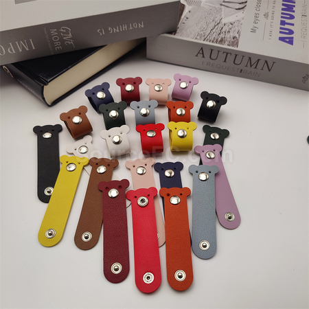 Customization Winder PU Cable Organizer Promotional Products
