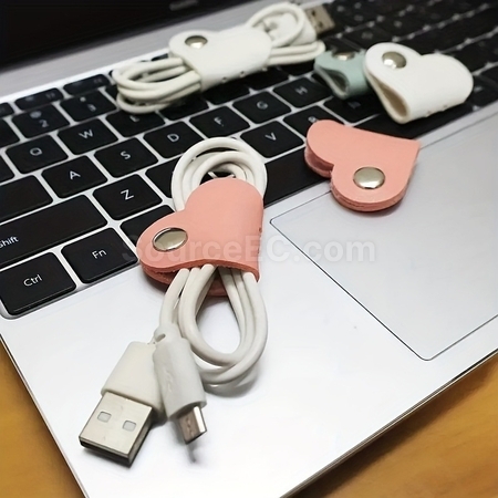 Customization Winder PU Cable Organizer Promotional Products