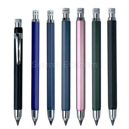 Customization Sketch Metal Hexagonal Mechanical Pencil Promotional Products