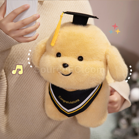 Customization Graduation puppy plush toy Promotional Products