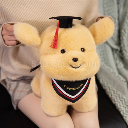 Customization Graduation puppy plush toy Promotional Products