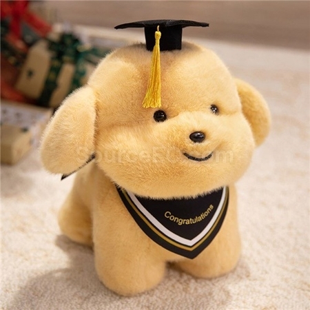 Customization Graduation puppy plush toy Promotional Products