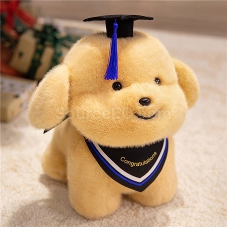 Customization Graduation puppy plush toy Promotional Products